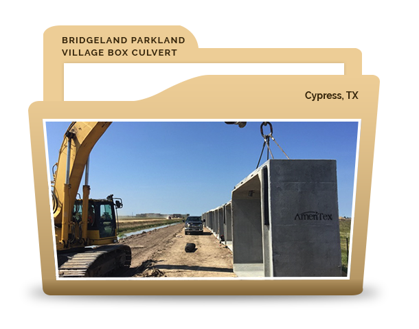 Bridgeland Parkland Village Box Culvert